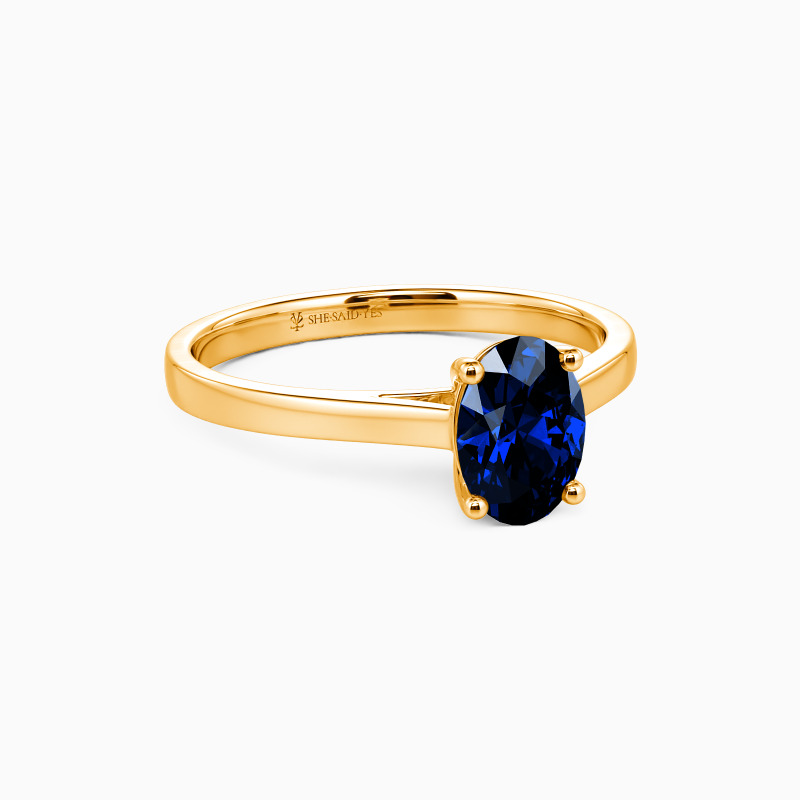 "Give You My All" 0.5ct Oval Cut Solitaire Engagement Ring