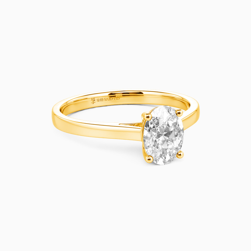 "Give You My All" 2ct Oval Cut Solitaire Engagement Ring