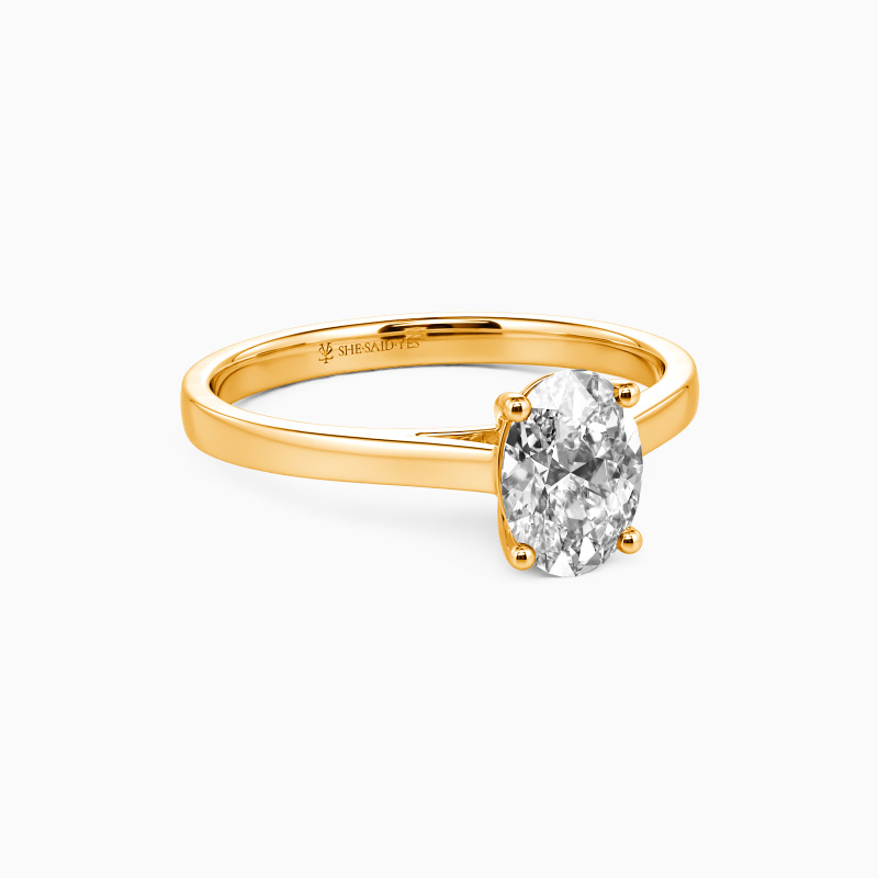 "Give You My All" 1ct Oval Cut Solitaire Engagement Ring