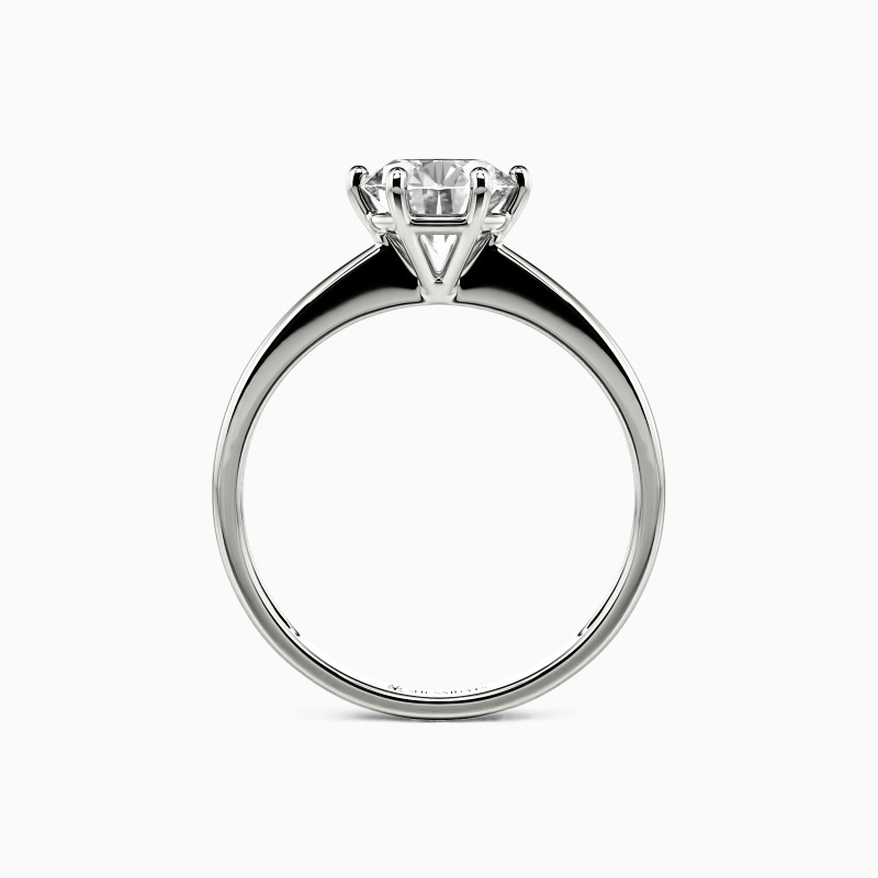 "You Mean The World To Me" 0.8ct Round Cut Solitaire Engagement Ring