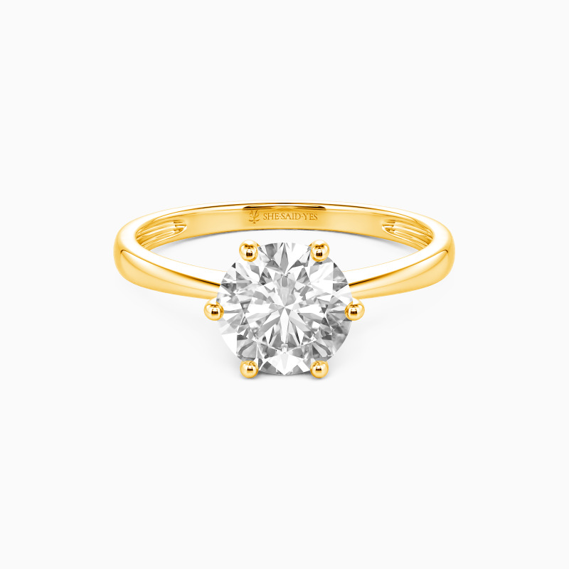 "You Mean The World To Me" 2.5ct Round Cut Solitaire Engagement Ring