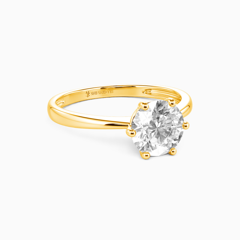 "You Mean The World To Me" 2.5ct Round Cut Solitaire Engagement Ring