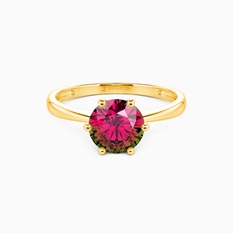 「心に灯る光」1.0ct ラウンドブリリアントカット ソリティア 婚約指輪