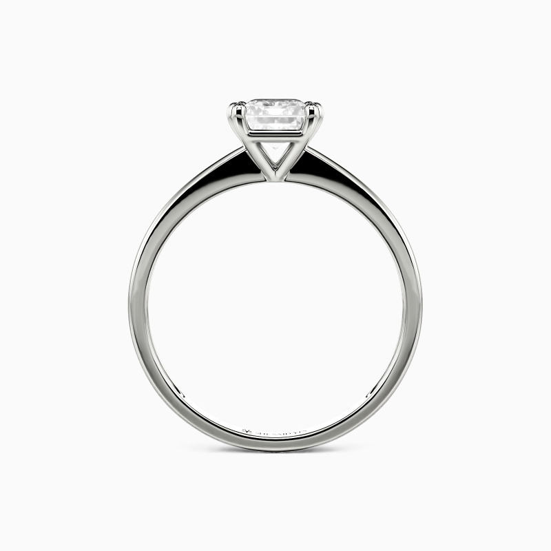 "You Mean The World To Me" 0.8ct Emerald Cut Solitaire Engagement Ring