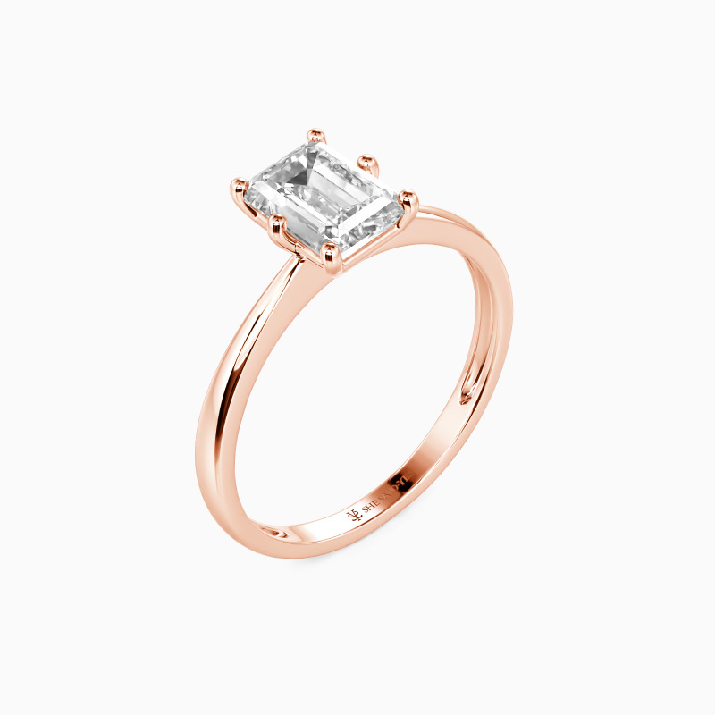 "You Mean The World To Me" 3ct Emerald Cut Solitaire Engagement Ring