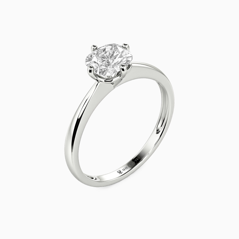 "Meine ganze Welt" 0,5ct Kissen-Schliff Solitär Verlobungsring