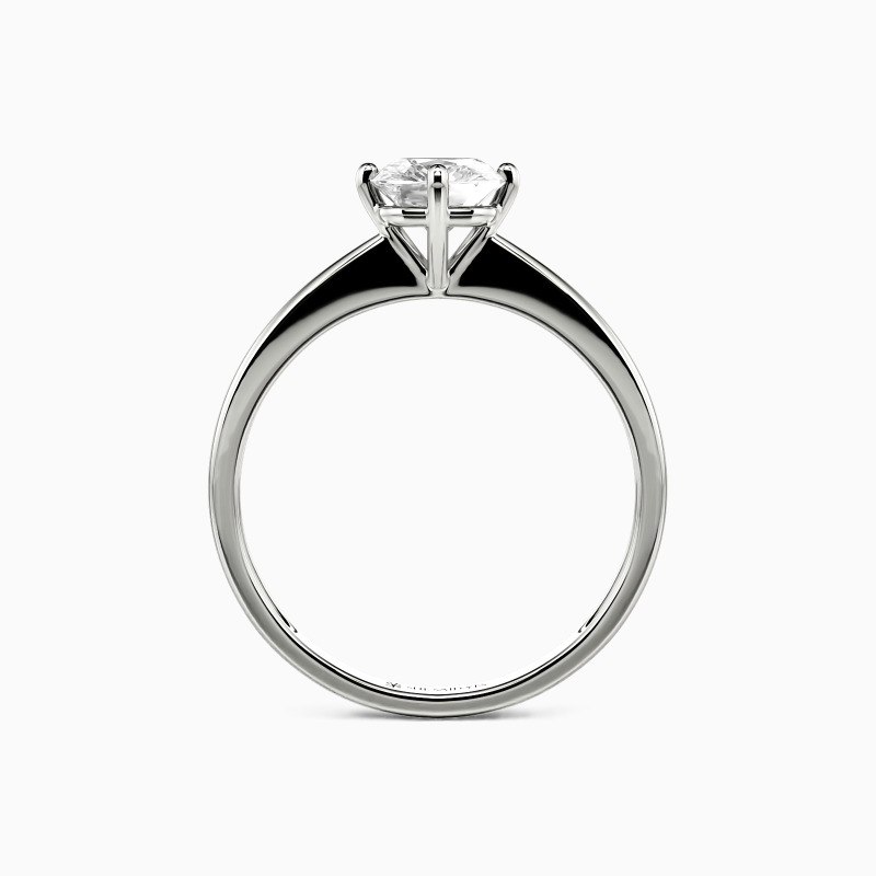 "Meine ganze Welt" 0,5ct Kissen-Schliff Solitär Verlobungsring