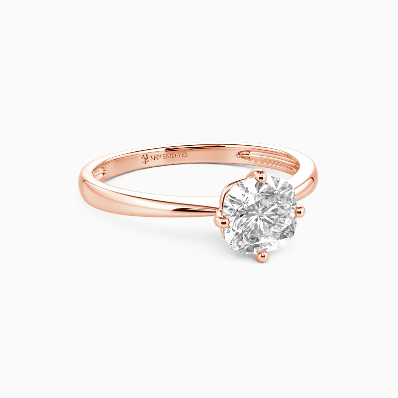 "You Mean The World To Me" 2.5ct Cushion Cut Solitaire Engagement Ring
