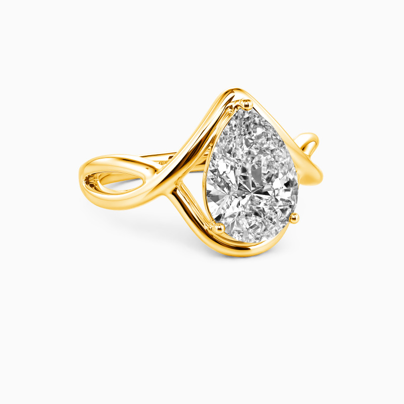 "At Your Most Beautiful" Pear Cut Solitaire Engagement Ring