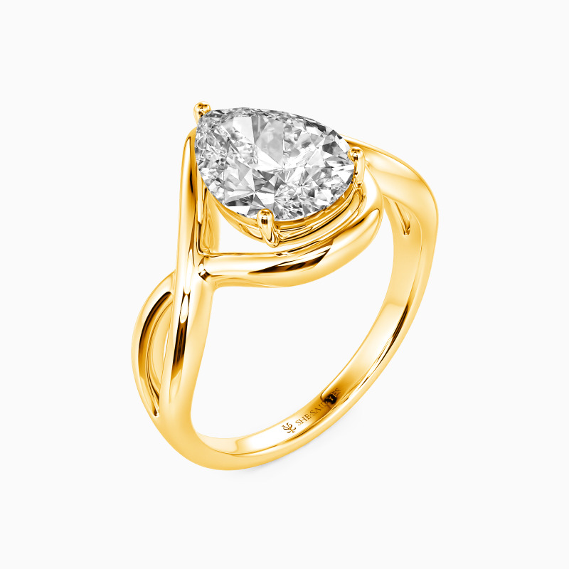 "At Your Most Beautiful" Pear Cut Solitaire Engagement Ring