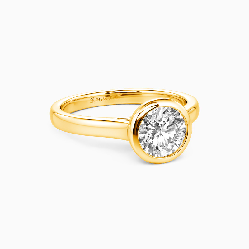 "Dream To Me" Round Cut Solitaire Engagement Ring