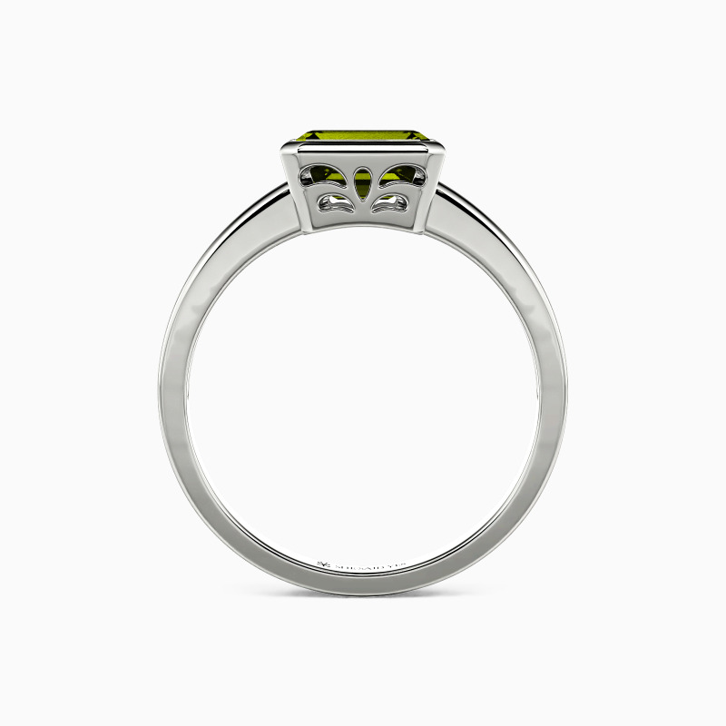 "Together in Spirit" Emerald Cut Solitaire Engagement Ring