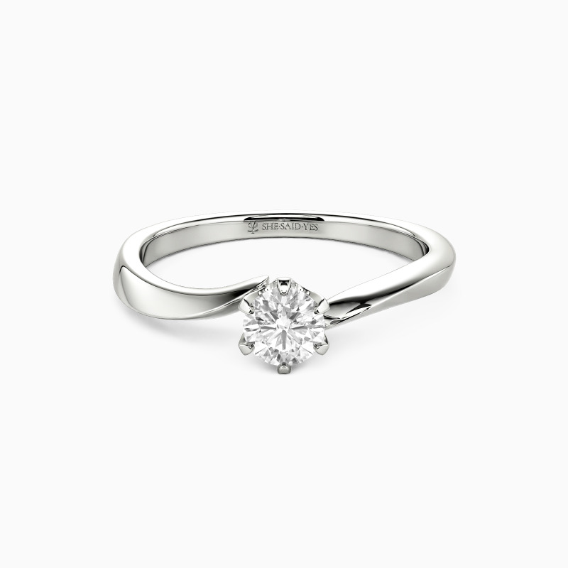 "No End to Us" Round Cut Solitaire Engagement Ring