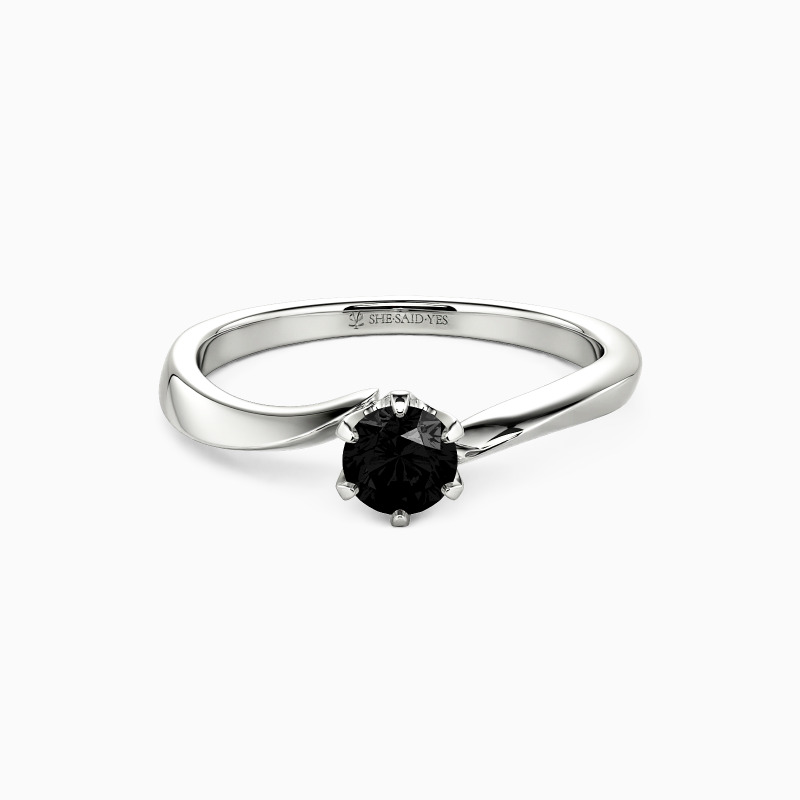 "No End to Us" Round Cut Solitaire Engagement Ring