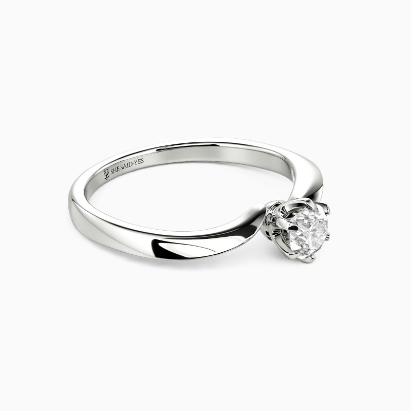 "No End to Us" Round Cut Solitaire Engagement Ring