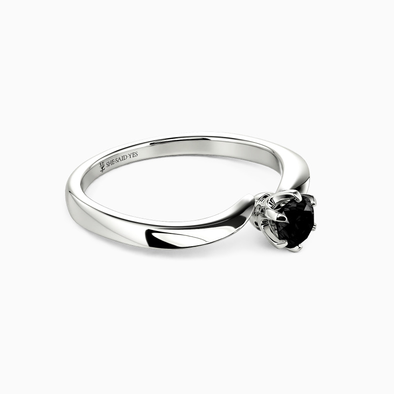 "No End to Us" Round Cut Solitaire Engagement Ring