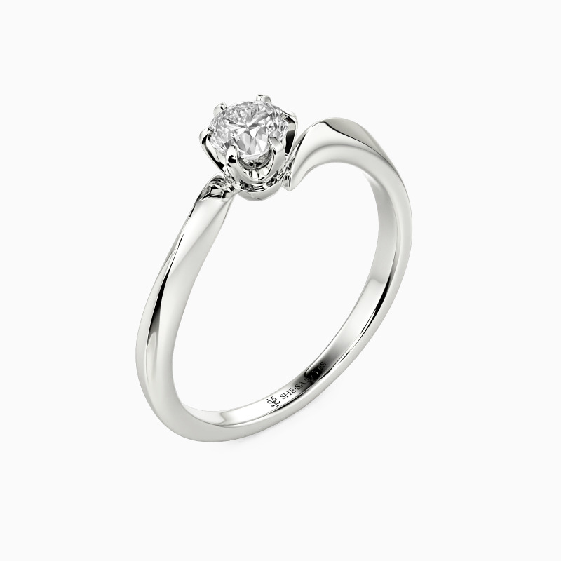 "No End to Us" Round Cut Solitaire Engagement Ring