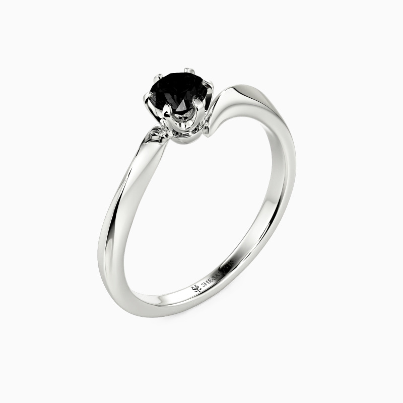 "No End to Us" Round Cut Solitaire Engagement Ring