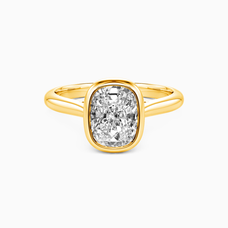 "Held in Stillness" Elongated Cushion Solitaire Engagement Ring