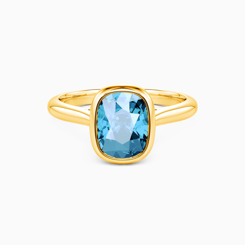"Held in Stillness" Elongated Cushion Solitaire Engagement Ring