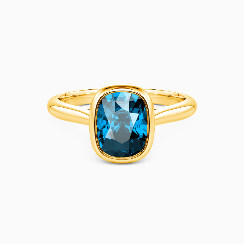 "Held in Stillness" Elongated Cushion Solitaire Engagement Ring