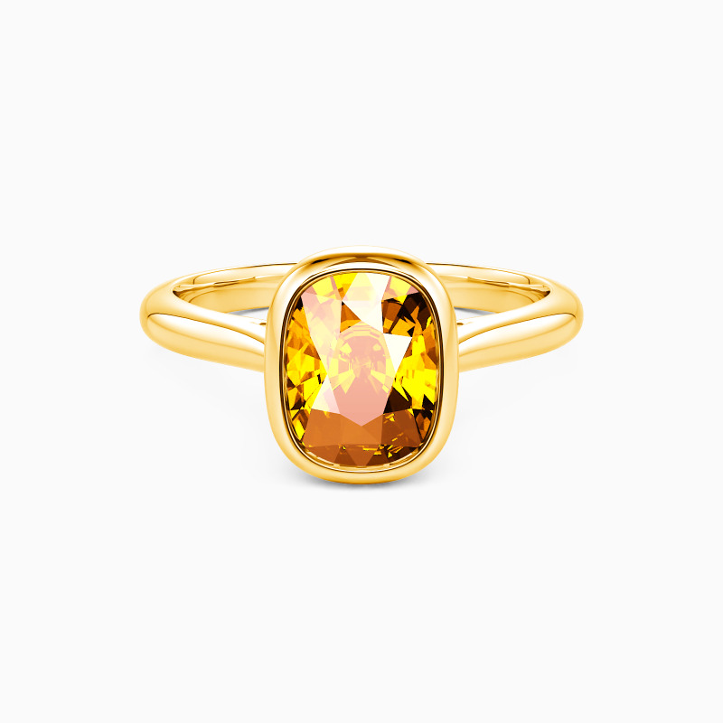 "Held in Stillness" Elongated Cushion Solitaire Engagement Ring