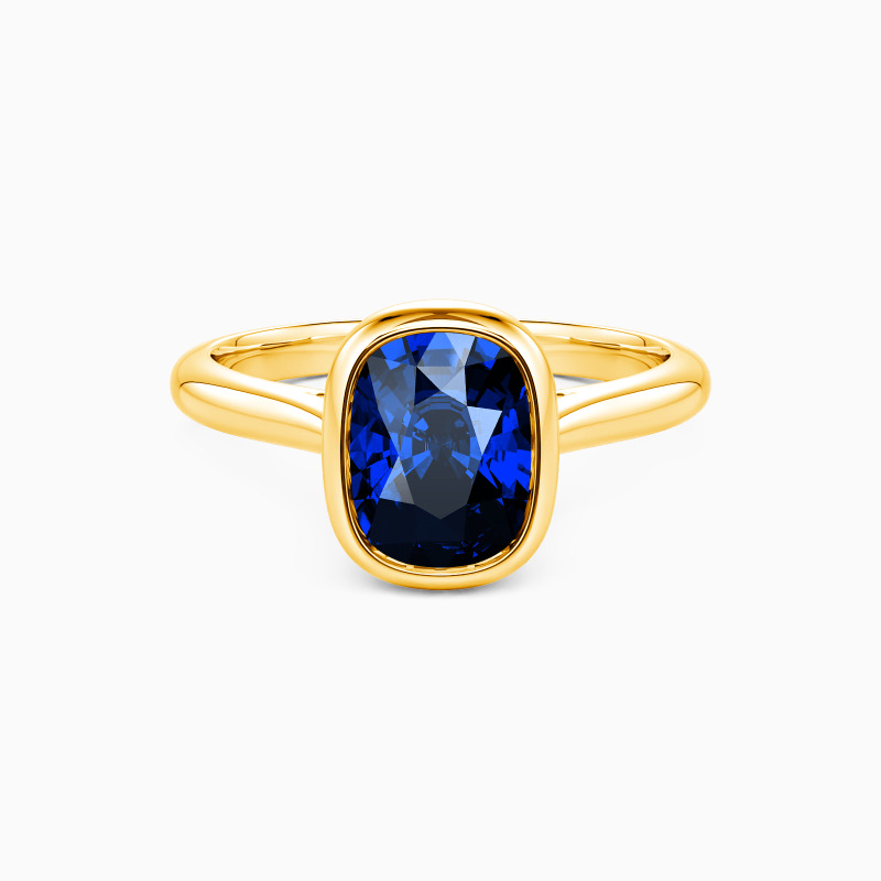 "Held in Stillness" Elongated Cushion Solitaire Engagement Ring