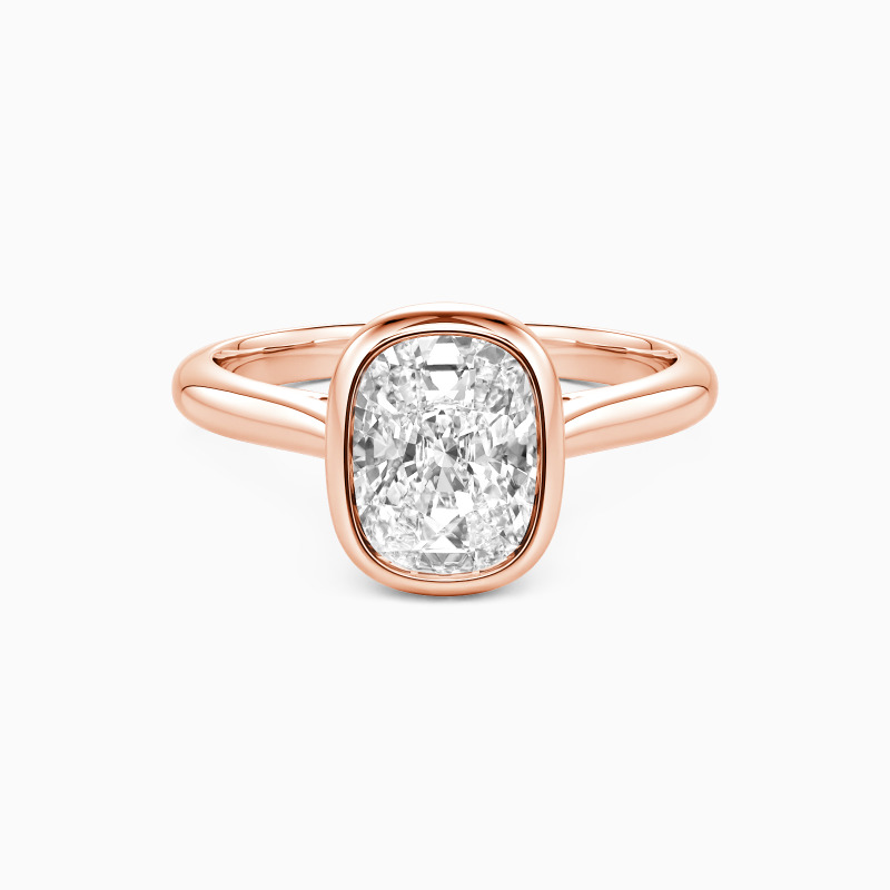 "Held in Stillness" Elongated Cushion Solitaire Engagement Ring