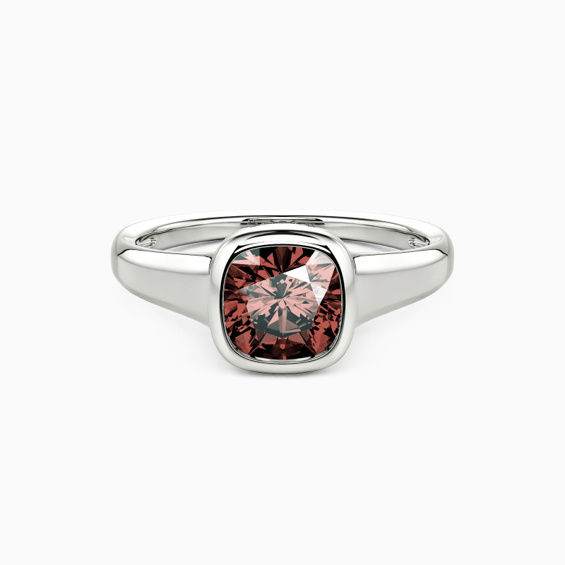 "My Pure Angel" Cushion Cut Solitaire Engagement Ring
