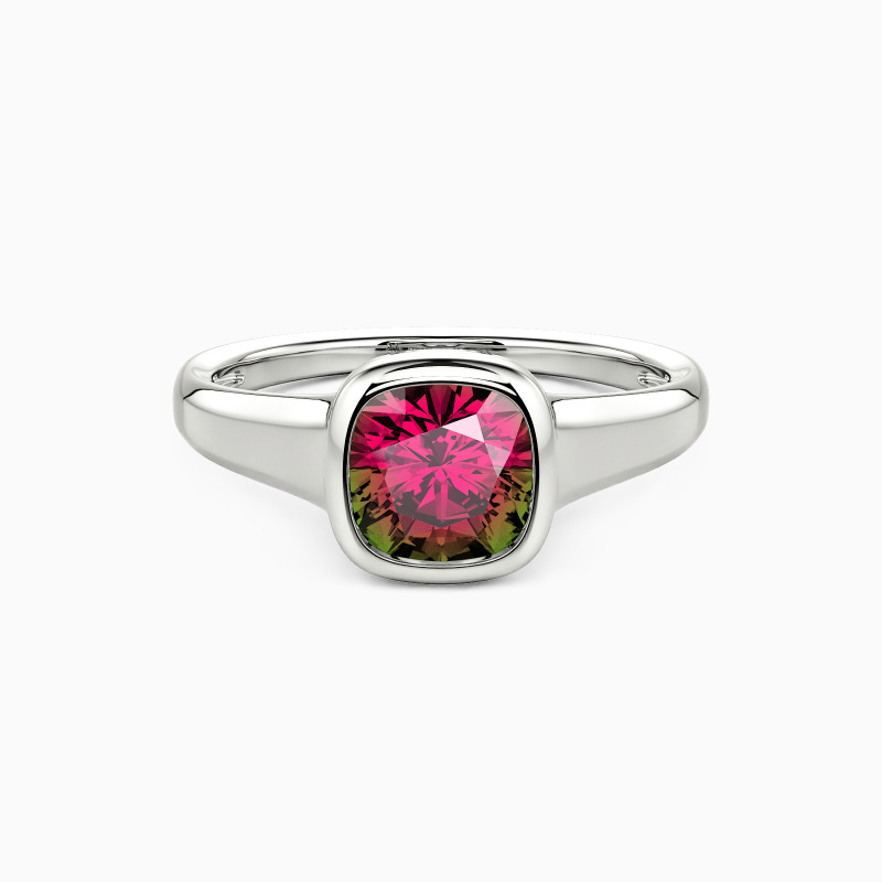 "My Pure Angel" Cushion Cut Solitaire Engagement Ring