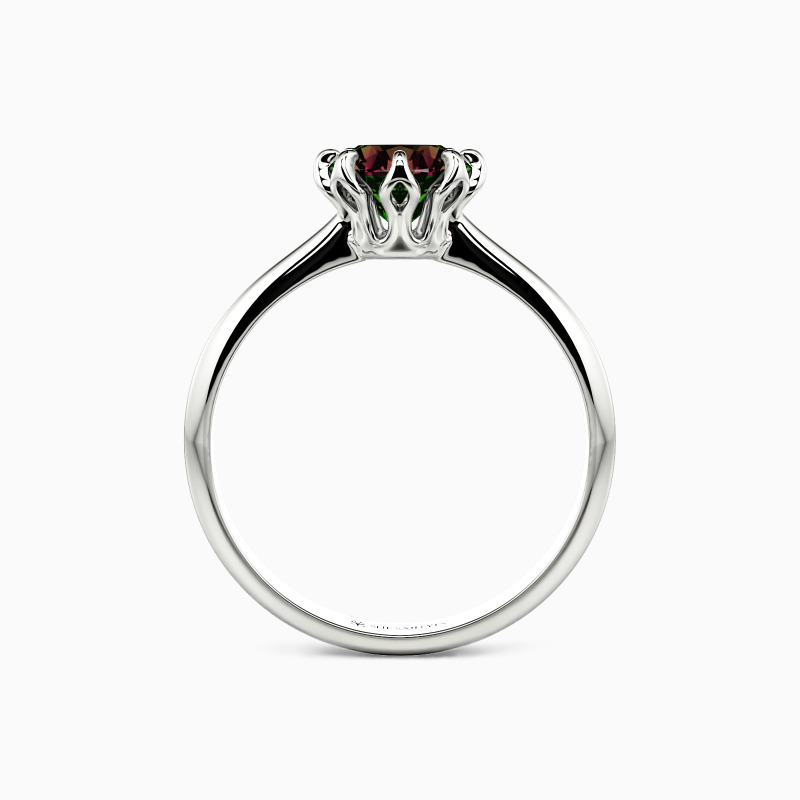 "Happiness Is Within Reach" Round Cut Solitaire Engagement Ring