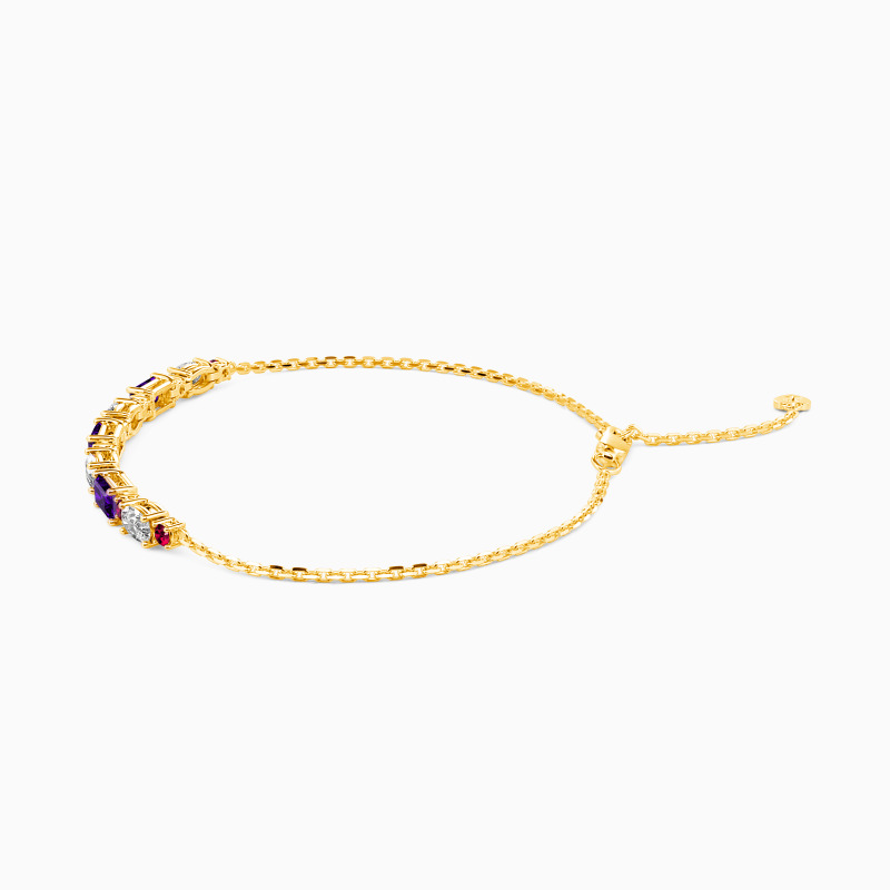 "My Beautiful Love" Half Tennis Bracelet