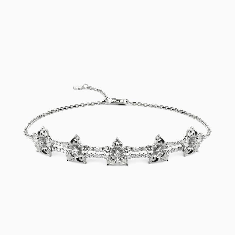 "You Are Apple Of My Eye" Floral Bracelet