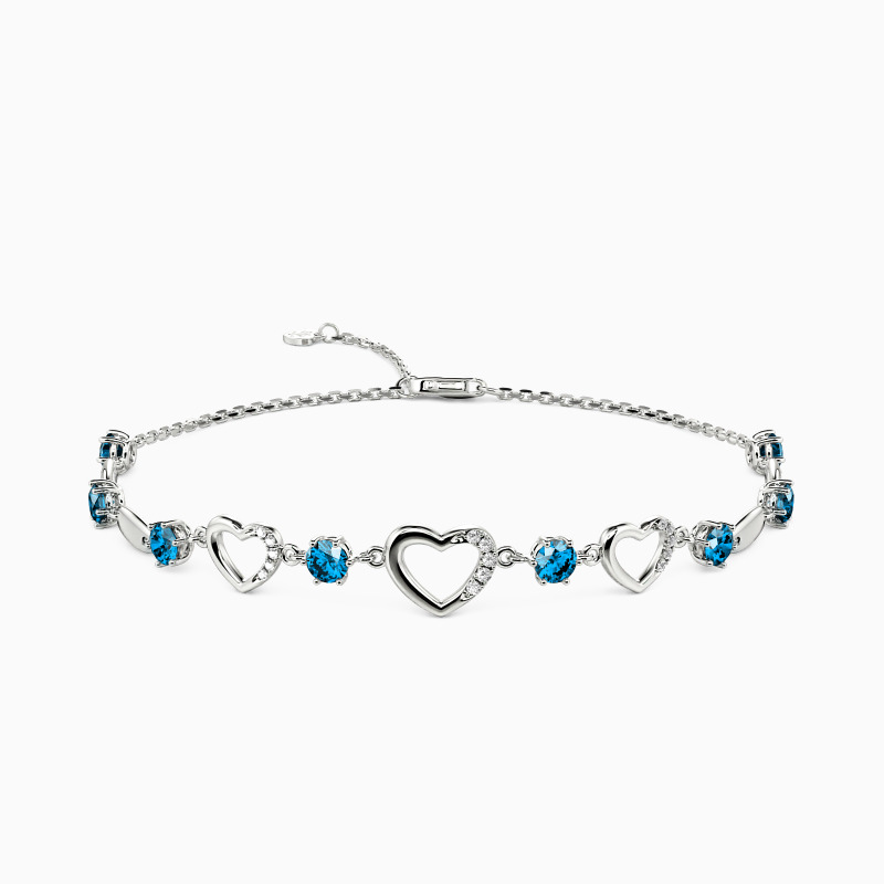 "My Heart is All Yours" Open Heart Bracelet
