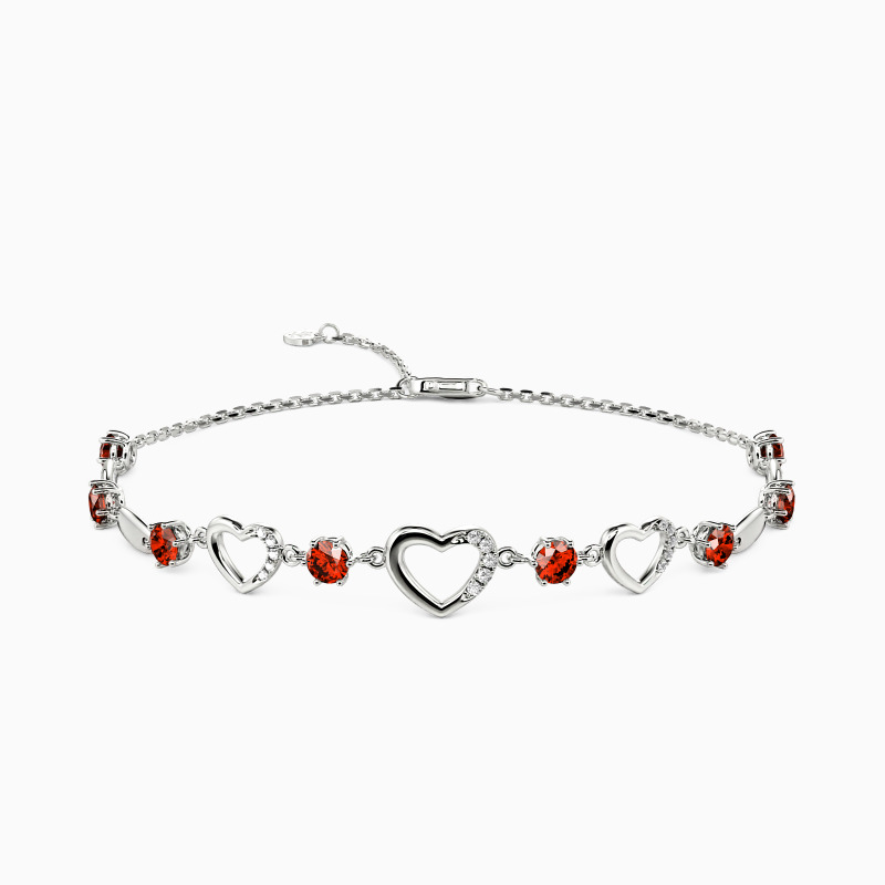 "My Heart is All Yours" Open Heart Bracelet