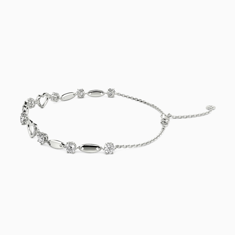 "My Heart is All Yours" Open Heart Bracelet