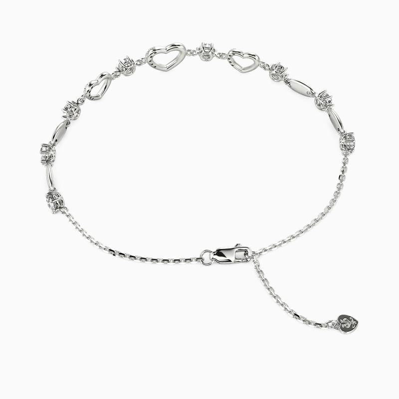 "My Heart is All Yours" Open Heart Bracelet