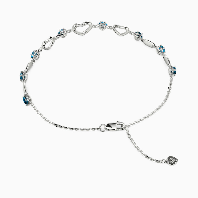 "My Heart is All Yours" Open Heart Bracelet