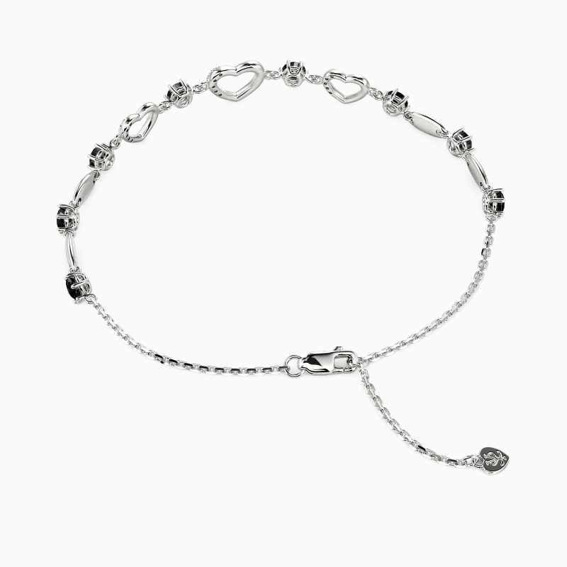 "My Heart is All Yours" Open Heart Bracelet