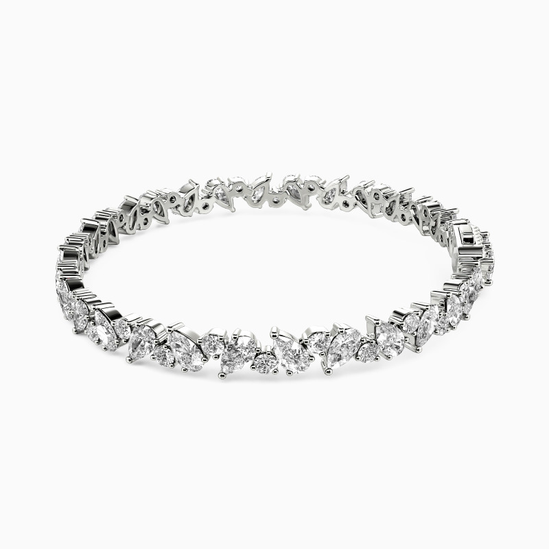 "Starlit Romance" Tennis Bracelet