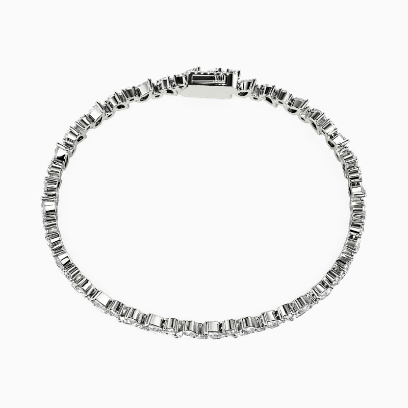 "Starlit Romance" Tennis Bracelet