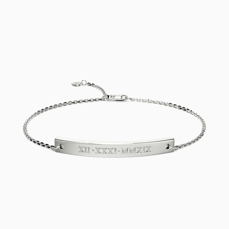 "A Day to Remember" Engravable Bar Bracelet