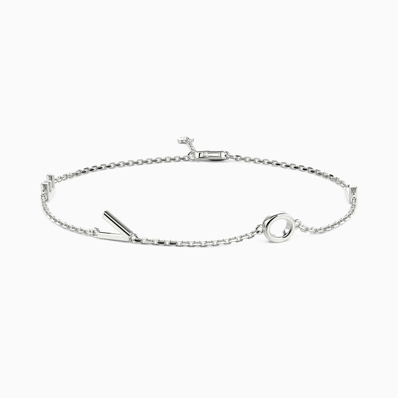 "Signature Éternelle" Bracelet à Initiales Personnalisé