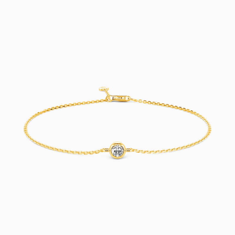 "The Moment" Round Cut Solitaire Bracelet