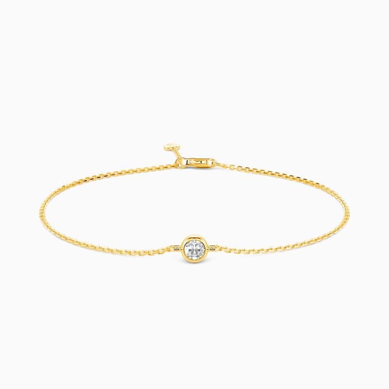 "The Moment" Round Cut Solitaire Bracelet