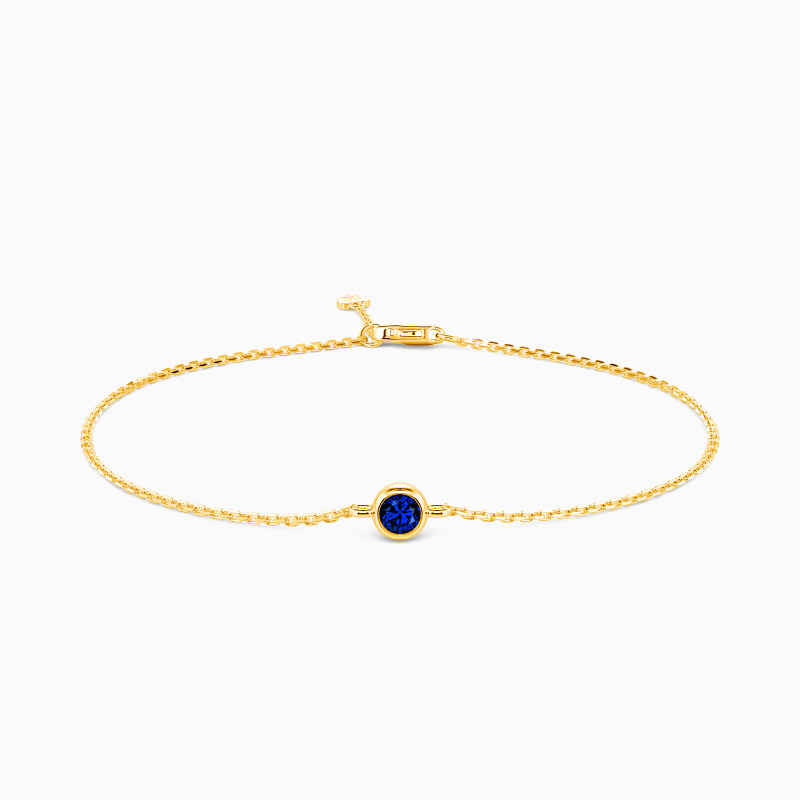 "The Moment" Round Cut Solitaire Bracelet