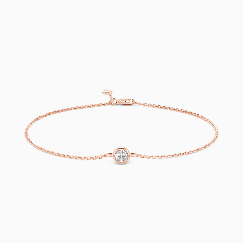 "The Moment" Round Cut Solitaire Bracelet