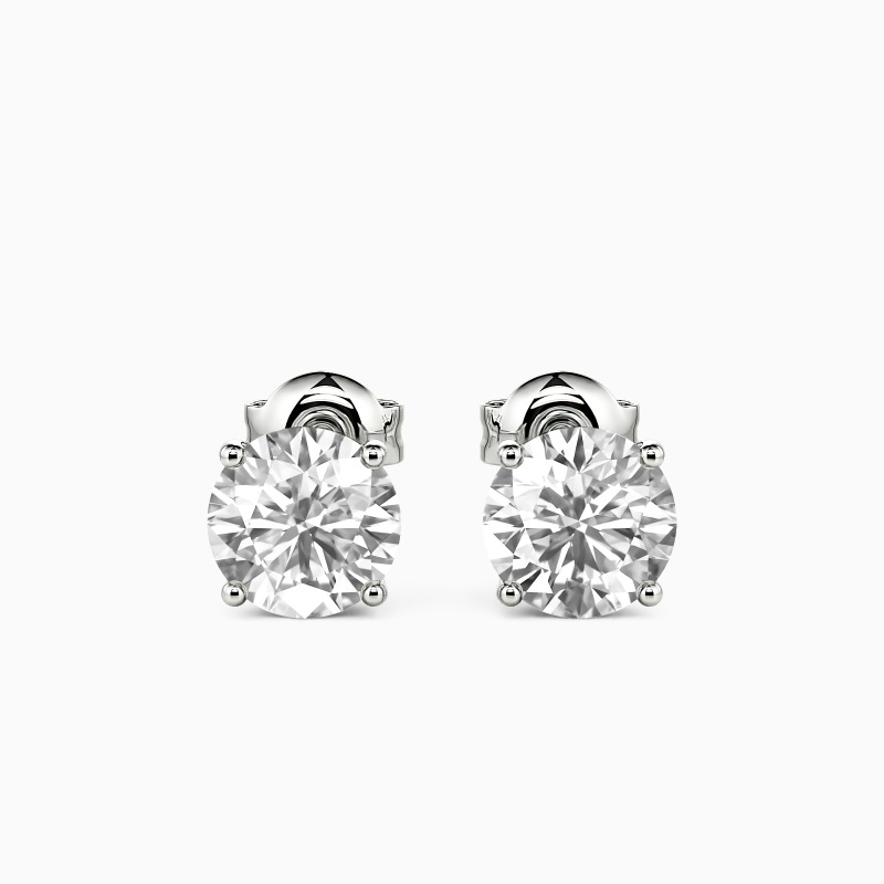 "Forever & Always" 1ct Round Cut Stud Earrings