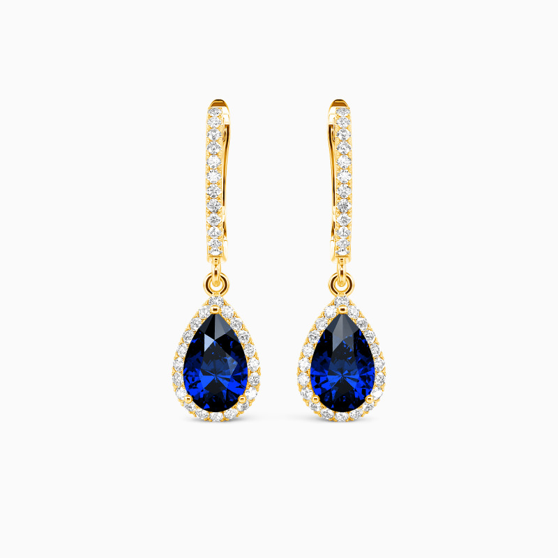 SHE·SAID·YES "Always Here for You" Pear Cut Drop Earrings