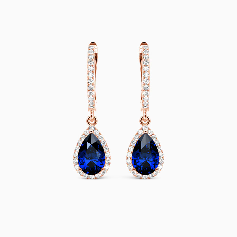 SHE·SAID·YES "Always Here for You" Pear Cut Drop Earrings